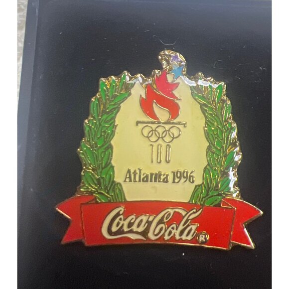 Coca-Cola Olympic Pin Set Atlanta 1996 Collectible Memorabilia Vintage Enamel Pi - Picture 2 of 11